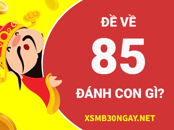 Đề về 85 hôm sau đánh con gì trúng nhiều tiền nhất? 