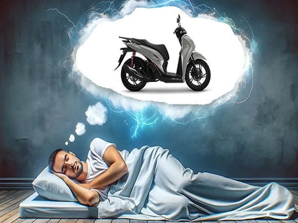 Nằm mơ thấy xe máy chốt số gì trúng thưởng lớn?