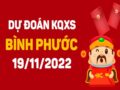 Dự đoán xổ số Bình Phước ngày 19/11/2022