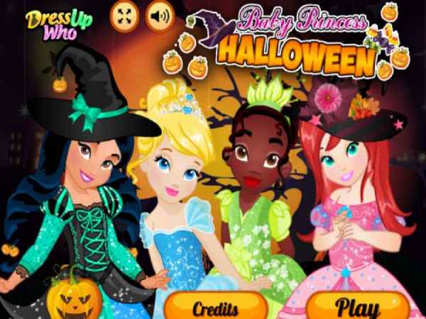 Game công chúa và phù thủy Halloween