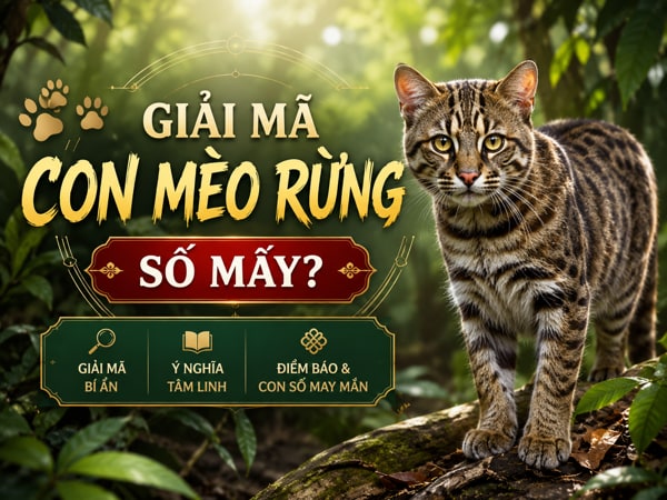 Chiêm nghiệm con mèo rừng số mấy đón tài lộc về nhà?