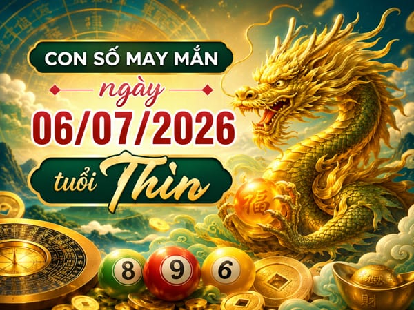 Kích hoạt tài lộc với con số may mắn ngày 06/07/2026 tuổi Thìn